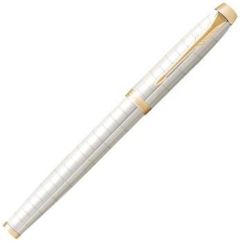 Ручка перьевая Parker IM Premium F318, Pearl GT (Перо F)